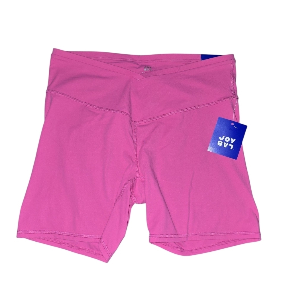 JoyLab Women's Vibrant Pink Bike Shorts, Large, NWT!!!!